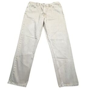 BDG Dad Slim Tapered Fit Jeans Mens 34x32 Tan Khaki Denim Pants Urban Outfitters